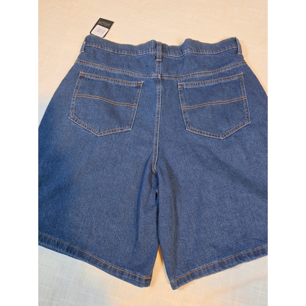 Valor Collective Baggy Jorts Indigo Denim Skate Shorts Mens 36 DVAW251032 NEW